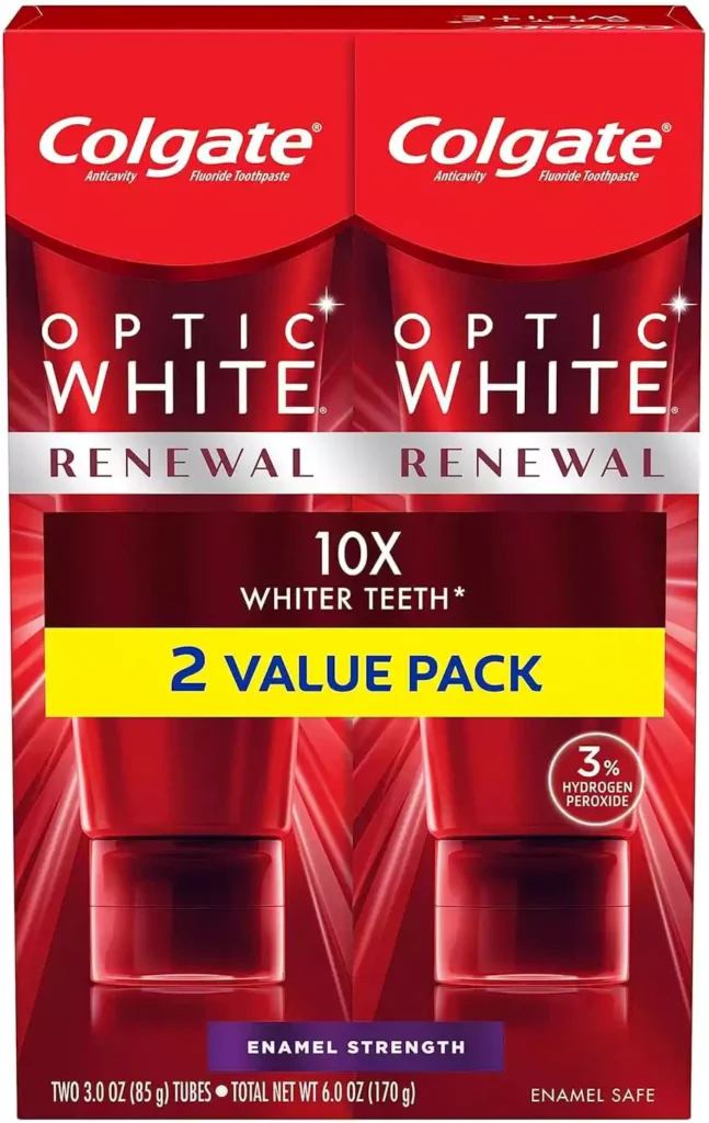 Keira Knightley's Smile and teeth with Colgate Optic White Renewal Teeth Whitening Toothpaste