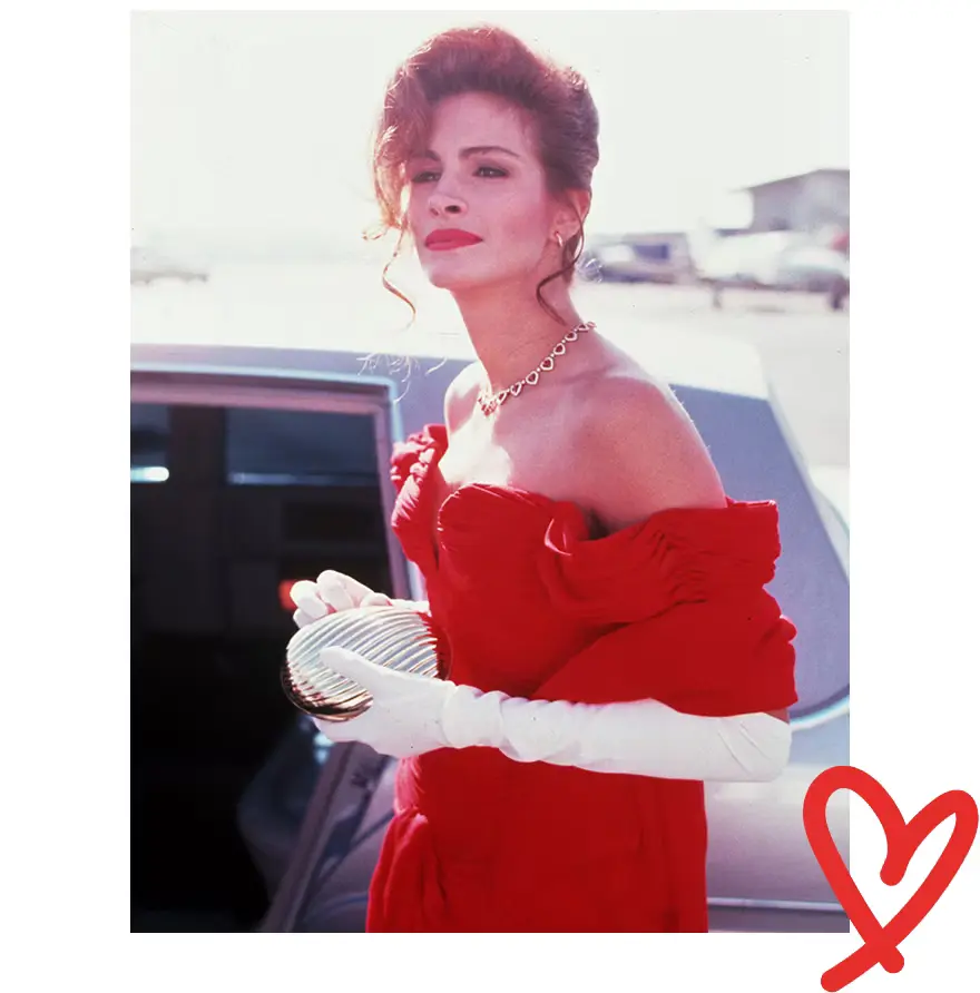 Julia Roberts Red Dress Pretty Woman Costume